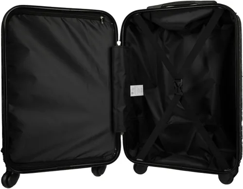 Vista 6 de Bioworld 20" Harry Potter ABS equipaje de mano con película de PC, cresta negra OSFA, Negro