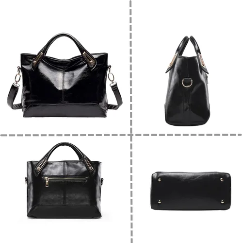 Vista 3 de PHEVOS Bolsos de mano de moda para mujer, bolso de mano para mujer, bolso de hombro para niñas, damas