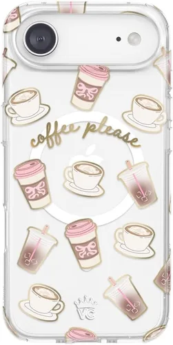 Vista 270 de VELVET CAVIAR Funda para iPhone 15, compatible con MagSafe, probada contra caídas de 10 pies, fundas protectoras de diseño, leopardo color rosa