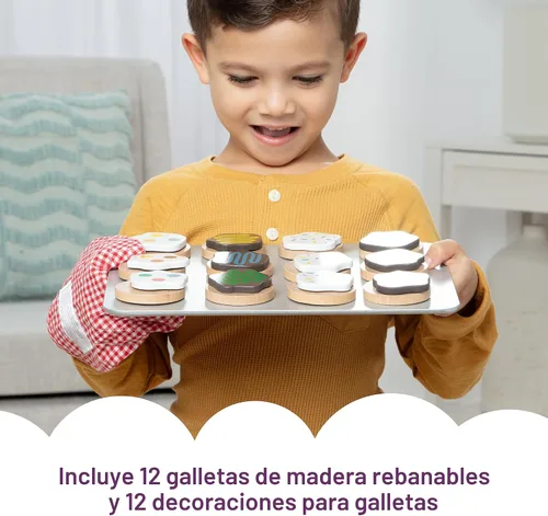 Vista 4 de Melissa & Doug, set para cortar y hornear galletas., Anaranjado