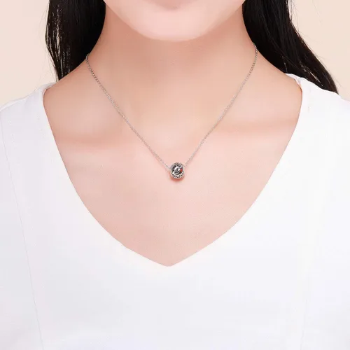 Vista 6 de Cuentas de plata de ley 925 con piedras cúbicas, con opciones de regalo completas de AZ, para pulseras europeas Pandora
