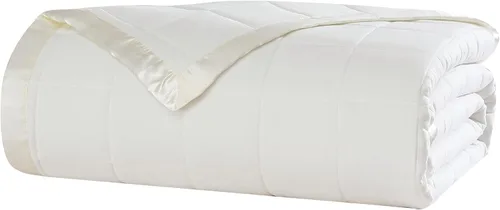 Vista 7 de Beatrice Home Fashions Manta alternativa de plumón de color sólido, King, color rubor Blush