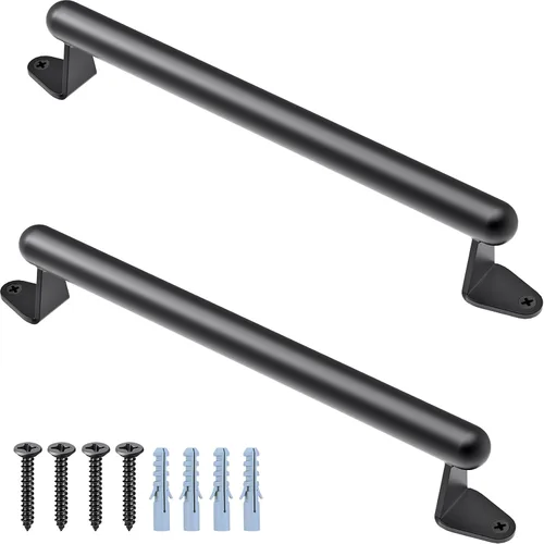 Vista 10 de SELEWARE - Manija de puerta de granero de 12 pulgadas, manija de metal resistente