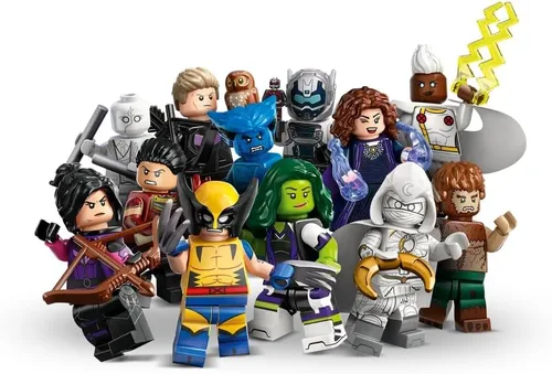 Vista 3 de LEGO Marvel Series 2 Minifigure: Agatha Harkness con capa de maléfica púrpura - Superhéroes 71039