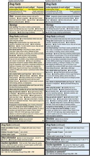 Vista 3 de HealthA2Z® Diurno y nocturno Medicina para el resfriado y la gripe Potente alivio diurno y nocturno multisíntomas