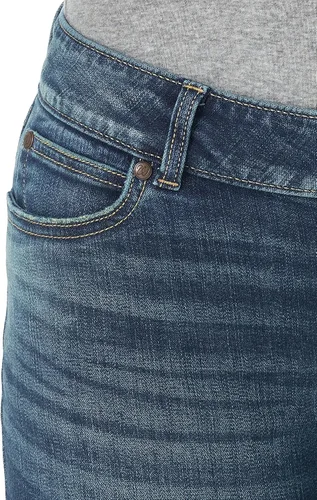 Vista 4 de Wrangler Pantalones de mezclilla retro Mae de tiro medio para mujer