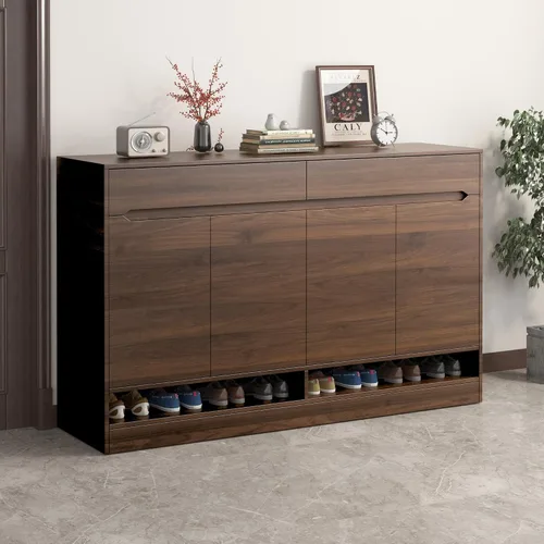 Vista 2 de BOMENG Rollo de Papel de Contacto de Madera de Nogal Grueso Marrón con Textura de Grano de Madera Despegar y Pegar Papel Tapiz Autoadhesivo Película
