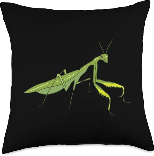 Vista 5 de Linda mantita rezando Mantis Tees And Gifts Cute Love Funny Oring Mantis Throw Pillow 16x16, Multicolor