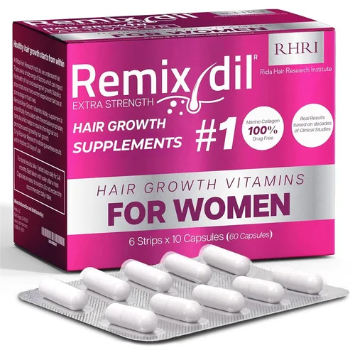 Vista 8 de Vitaminas para el crecimiento del cabello para hombres Apoya la fuerza de la barba y el cuero cabelludo Ayuda a reducir el adelgazamiento
