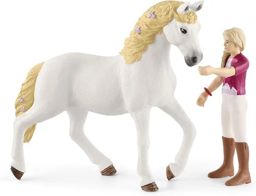 Vista 13 de Schleich Horse Club - Juego completo de figuras de juguete de 40 piezas del Horse Club Rider - Figuras articuladas de jinete de Hannah, Sofia, Lisa