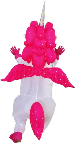 Vista 4 de Halloween Winged Unicorn Costume, Inflatable, Child Size, 4-6, Face Out Breathable