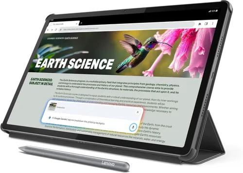 Vista 10 de Lenovo Idea Tab Plus AI Android Tablet, pantalla táctil QHD+ de 12.1 pulgadas, 2.5K QHD+, MediaTek Dimensity 6400, almacenamiento de 128 GB +