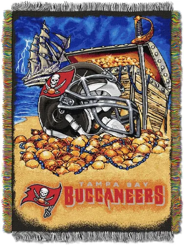 Vista 20 de Northwest NFL Woven Tapestry Wall Hanging, 48 x 60 Inches, Officially Licensed, Decorative Fringes