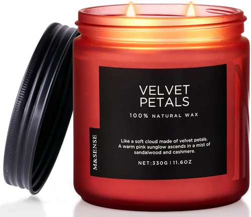 Vista 28 de M&SENSE Ode to Winter - Vela perfumada para el hogar, cera de soja natural, mecha de algodón, aroma de invierno, 7.05 onzas hasta 50 horas de tiempo