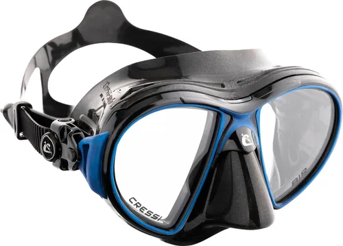 Vista 13 de Cressi Máscaras de buceo con lentes de lágrima inclinadas para una mayor visibilidad hacia abajo, evolución del aire y los ojos: fabricadas en Italia