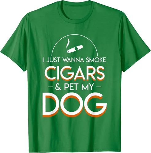 Vista 4 de Solo quiero fumar cigarros y mascotas a los amantes de los perros de mi perro, Negro, S