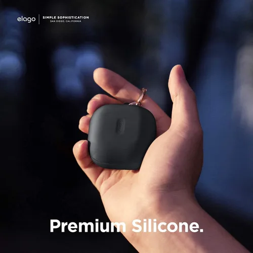 Vista 4 de elago Funda colgante de silicona compatible con Samsung Galaxy Buds FE (2023) / Galaxy Buds 2 Pro (2022) / Galaxy Buds 2 Case (2021) / Galaxy Buds