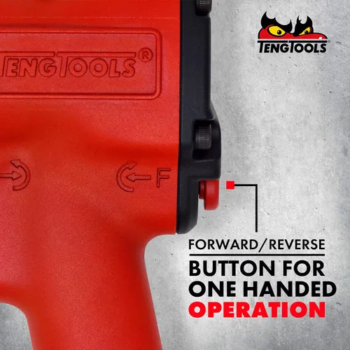 Vista 2 de Teng Tools ARWM12M - Pistola de llave de impacto neumática compacta reversible de 1/2 pulgada de alto par