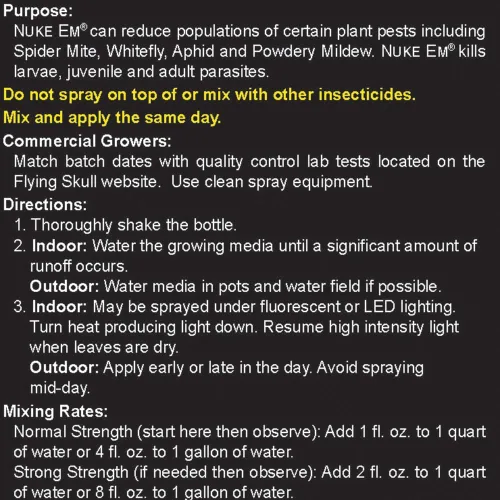 Vista 3 de Nuke Em - Insecticida y fungicida, 5 galones