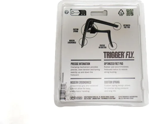 Vista 4 de Jim Dunlop Trigger® Fly™ Capo Celtic Knot Edition Curvo - Negro