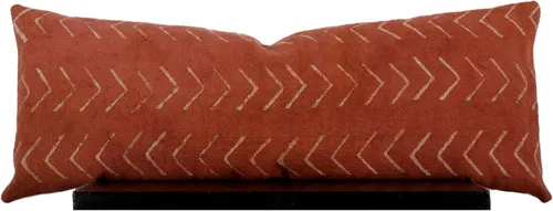 Vista 45 de Trade Star Mudcloth - Funda de cojín decorativa para lumbar, 100% algodón, color índigo, estilo granja, funda de almohada gruesa, estilo bohemio