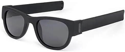 Vista 4 de Goodbag - Gafas de sol plegables y flexibles de silicona para natación correr etc Negro talla única