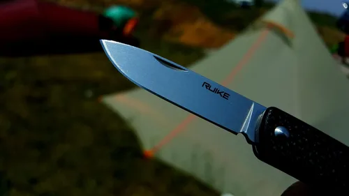 Vista 4 de RUIKE RKES11B S11 - Cuchillo compacto para carpeta, color negro