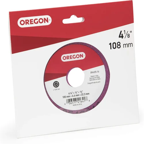 Vista 2 de Oregon OR4125-14A Muela abrasiva para cadena de sierra, 4-1/4 pulgadas por 1/4 pulgadas