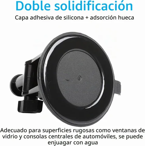 Vista 2 de Soporte de ventosa para cámara de acción PellKing con almohadilla adhesiva