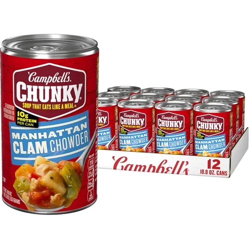 Vista 16 de Sopa espesa de Campbell’s Chunky, Healthy Request de pollo con maíz, lata de 18.8 oz (caja de 12)