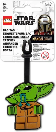 Vista 7 de LEGO Star Wars The Mandalorian - Etiqueta para bolsa – Grogu Yum Yum, 1 unidad (52974), dije de mochila, relleno de cesta de Pascua, etiqueta