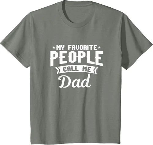 Vista 77 de My Favorite People Call Me Dad - Camiseta divertida, Negro, S