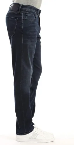 Vista 3 de Mavi Zach - Jeans de pierna recta de tiro regular para hombre, Enjuague Williamsburg