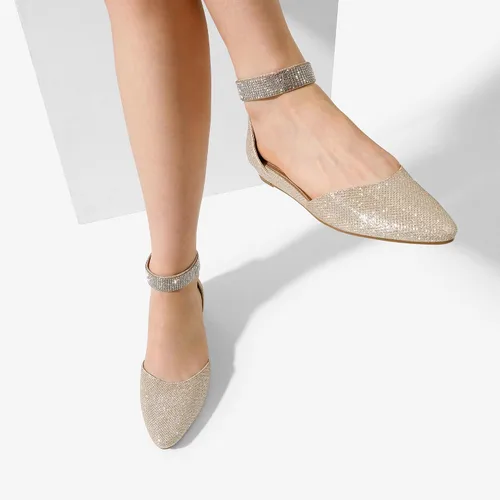 Vista 6 de Dream Pairs - Zapatos de plataforma baja con correa en el tobillo para mujer
