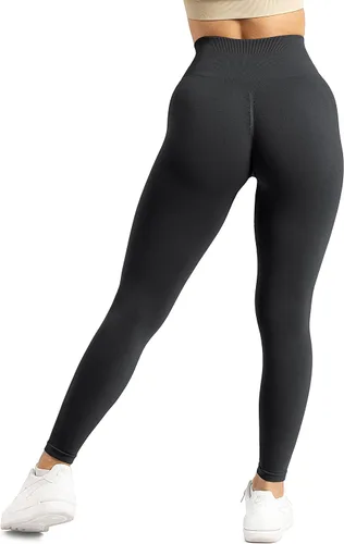 Vista 4 de A AGROSTE Leggings con levantamiento de glúteos para mujer, cintura alta, para entrenamiento, gimnasio, yoga, teñido anudado, sin costuras, mallas