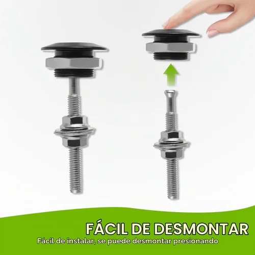 Vista 3 de Kit de cierre de liberación rápida para parachoques, capó, placa de matrícula de 1.25 pulgadas de diámetro, cierre de perno de cofre universal