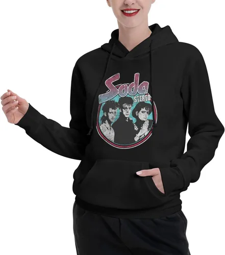 Vista 5 de Soda Stereo Hoodie Sweatshirt Female Cool Long Sleeve Pullover Hoody