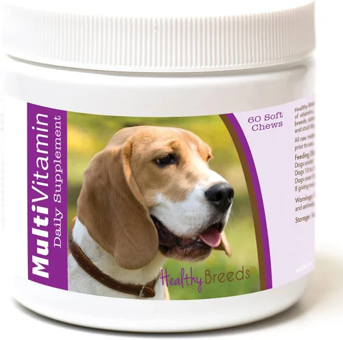 Vista 201 de Healthy Breeds Affenpinscher - Masticables blandos multivitamínicos, 60