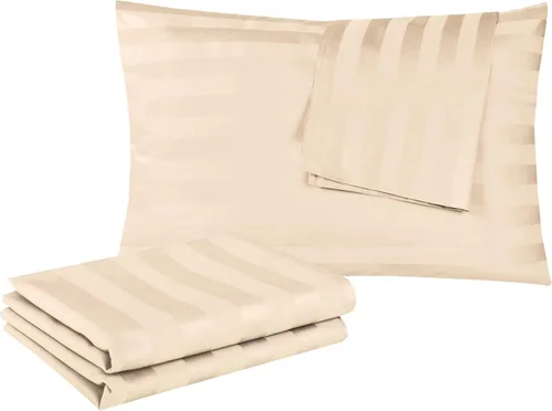 Vista 17 de Juego de 2 protectores de almohada de algodón egipcio 100%, tejido satinado de 400 hilos, protectores de almohada estilo cremallera de fácil cuidado