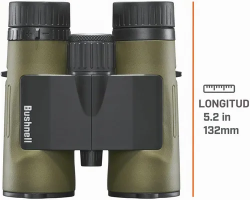 Vista 8 de Bushnell Prime - Paquete combinado de binoculares y bóveda de 10 x 42 pulgadas, binocular de caza impermeable con bolsa resistente para caza