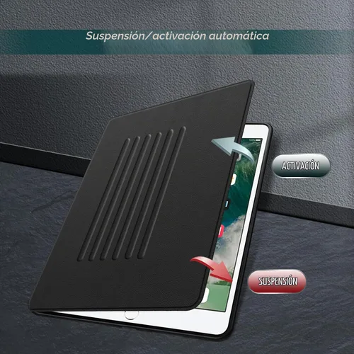 Vista 3 de Fintie Funda magnética con soporte para iPad Air 3ª generación/iPad Pro 10.5" 2017 Built-in Magnetic Kickstand, Multiple Viewing Angles, Corner