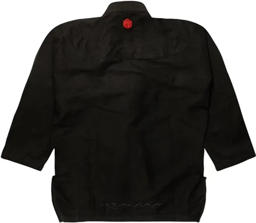 Vista 5 de Tatami Fightwear Estilo Black Label Jiu Jitsu Gi para hombre con chaqueta de tejido perla premium de 550 GSM, pantalones BJJ y bolsa