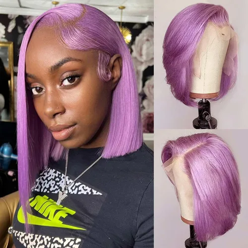 Vista 13 de Pelucas de cabello humano rizado marrón chocolate con encaje frontal, prearrancadas de 13 x 4 pulgadas, pelucas de encaje frontal HD de onda