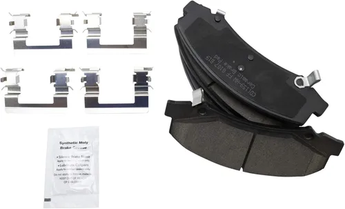 Vista 4 de TRQ Kit de pastillas de freno delanteras y traseras y rotores Kit de productos químicos de freno Pastillas de freno Rotor de freno de cerámica