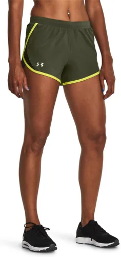Vista 8 de Under Armour Women's Fly by 2.0 Running Shorts (027) negro / azul glaciar / reflectante