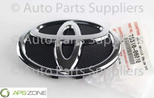 Vista 2 de Conjunto de emblema de radiador Toyota (75310-06010) original