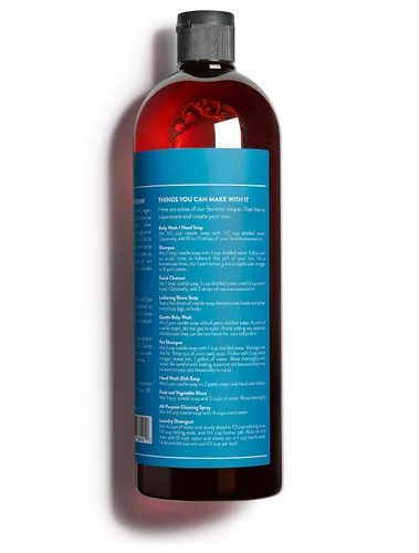 Vista 3 de Cove Jabón de Castilla sin perfume – 1 litro / 33.8 fl oz – Aceites orgánicos de argán, jojoba y cáñamo