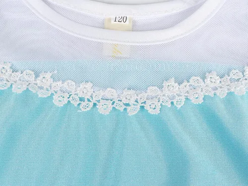 Vista 4 de AmzBarley Traje de baño de una o dos piezas para niñas, traje de baño de princesa con volantes