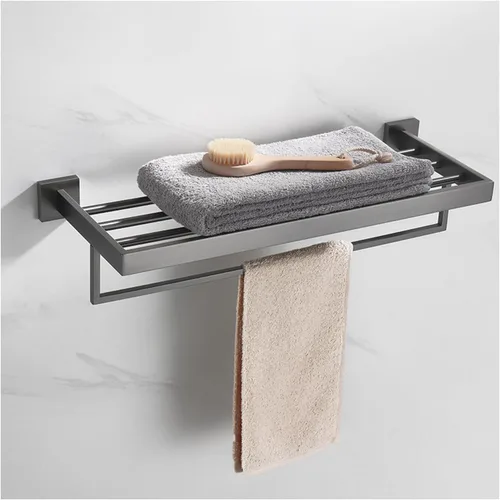 Vista 9 de Towel Racks for Bathroom, Towel Rack Wall Mounted with Tower Bars, Stainless Steel Bathroom Shelf, Hand Towel Holder for Bathroom Wall, Bathroom