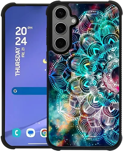 Vista 42 de ZHEGAILIAN Funda compatible con Samsung Galaxy S21, funda de vidrio orgánico para niñas, mujeres y hombres, diseño de cuatro esquinas, antiarañazos